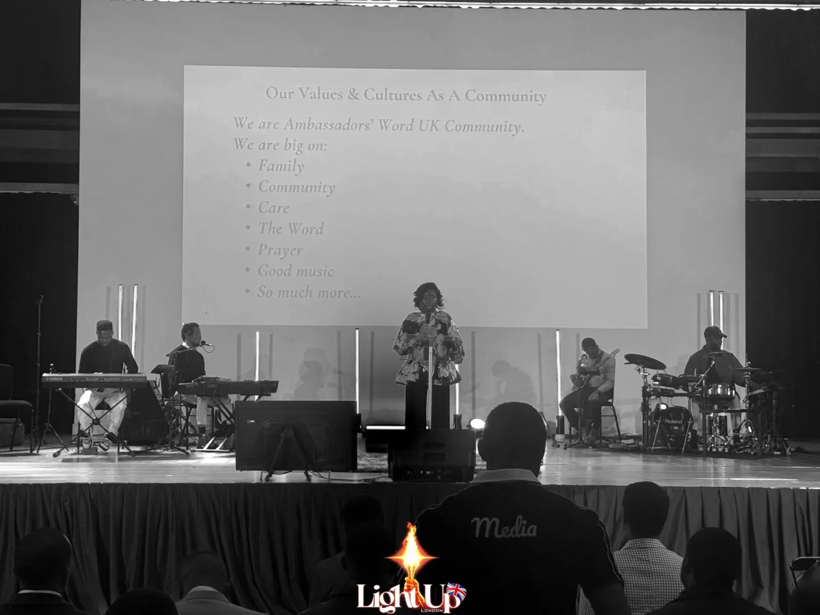 AWUK sharing its values of family, community, care, the Word and prayer