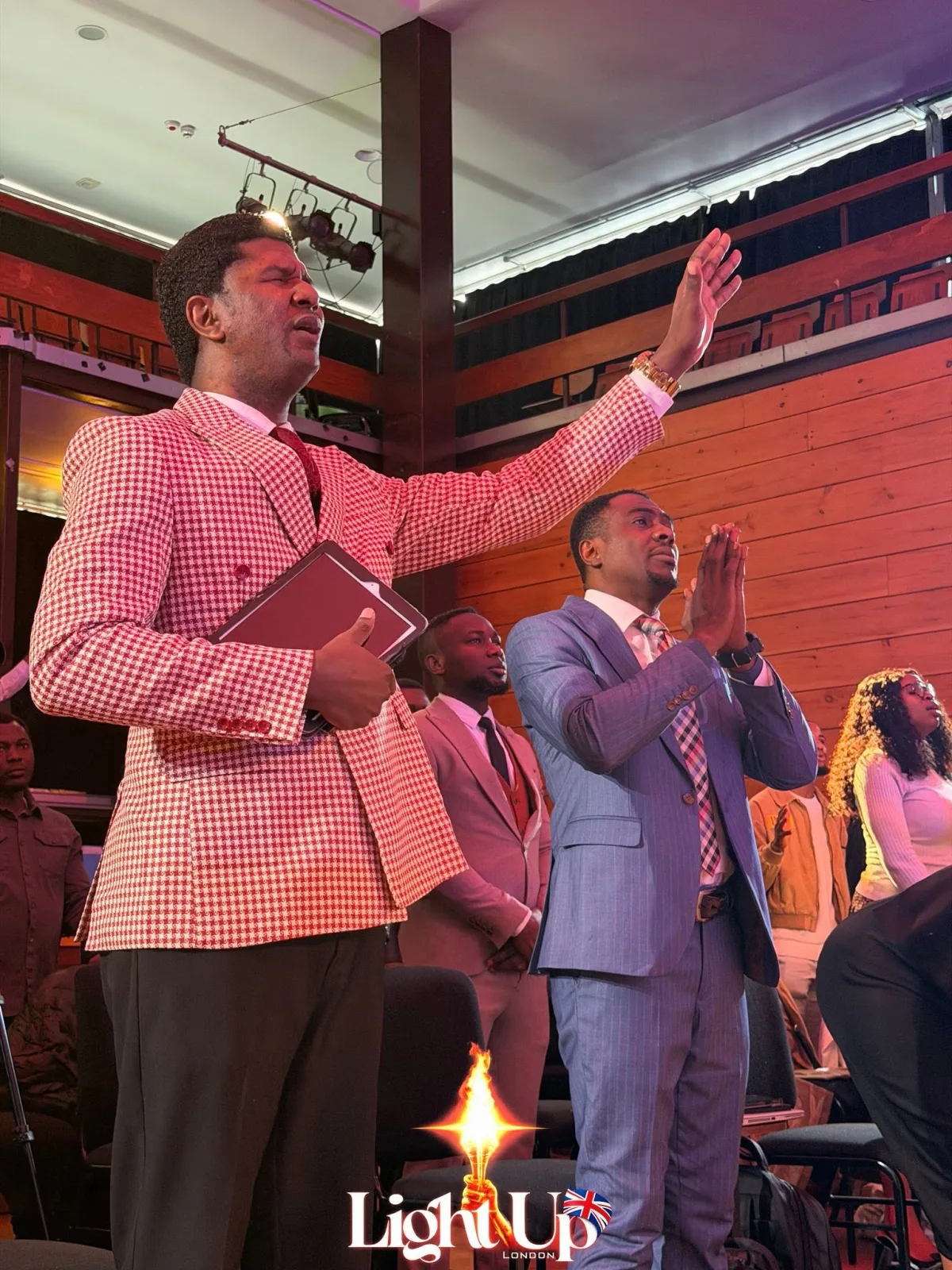 Worship and prayer with the AWUK community